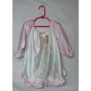 vintage 2001 barbie night gown for toddler